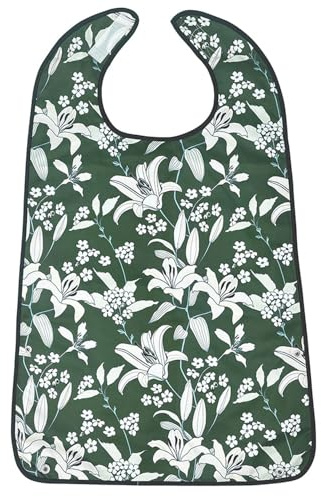 FUGLUS Adultes pour Manger, 1 pcs Bavoirs pour Adultes,Bavoirs d'aide aux repas,protecteurs de vêtements pour Femmes et Hommes, Lavable en machine, Et RéUtilisable Pour Les Personnes âGéEs