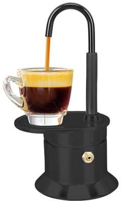 Generico Macchina per Caffè | Preparatore di Caffè - Pentolino In Tubo Di Alluminio Alimentare Per Cucina Picnic Casa Giardino Principianti Esterni
