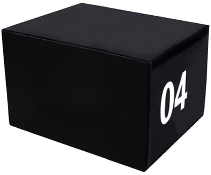 Yinian Scatola di Salto 4 in 1 Scatola Pliometrica per Allenamento Scatola Step up Morbida Antiscivolo Non Shock Plyo Box per Squat, Stacco da Terra, Salto, velocità, G(Color:Black 90x55x50cm)
