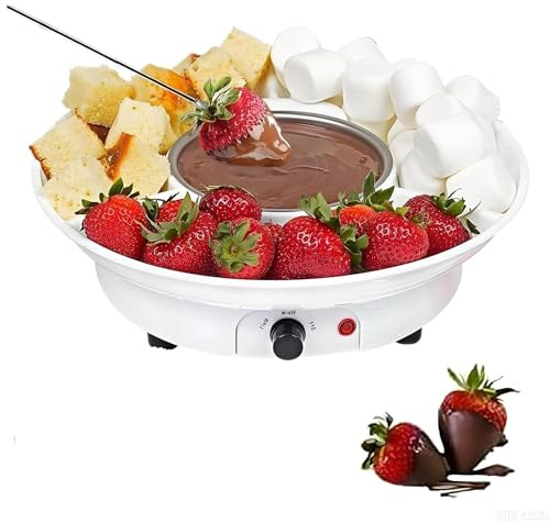 Mini fontaine à fondue au chocolat, pot de fusion électrique avec chauffage automatique et maintien au chaud, 260 ml