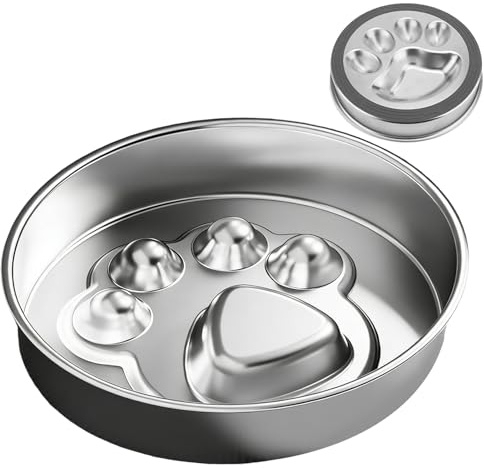 Gamelle Anti-glouton pour Chien Gamelle Anti-dérapante