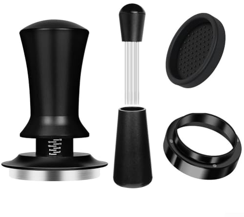 Set di pressini per caffè da 51 mm, con manomissione caffè e strumento distributore, pressa a molla per un'estrazione uniforme, agitatore ad ago fine, per baristi professionisti