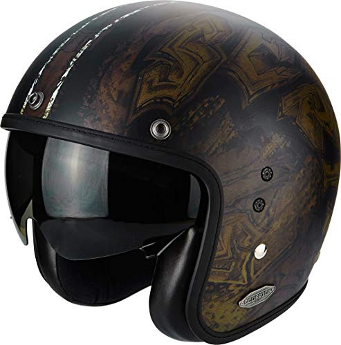 Scorpion Belfast Urbex Motorradhelm, matt khaki, Größe M 81-226-186-04 schwarz