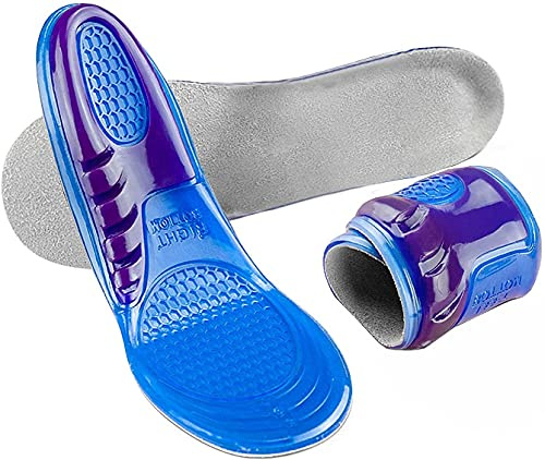 CSL INSOLES UK SIZE 3-12 AVAILABLE FOR WORK BOOTS HIKING RUNNING TRAINERS FOOT SUPPORT HEEL SHOE INSERTS GEL MASSAGING … (9-12 UK Large)