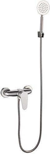 YLLHK Dusche, Duschsystem, Handbrause, Wandmontage Edelstahl Runde Regendusche Einfache Installation