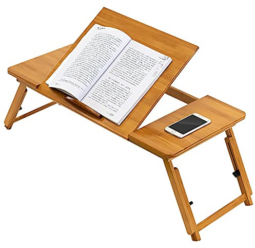 Klappbett Kleine Schreibtisch/Laptop Lazy-Schlafsaal Student Schlafzimmer Startseite Schreiben Einfaches Falten (Size : 55×35cm)