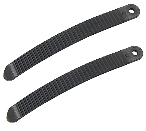 UP100 7,2 Zoll & 183 mm Snowboard Bindung Zehenzunge Leitergurte Schwarz für Snowboardschuhe