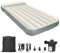 Bestrip Materasso Gonfiabile,Letto Singolo Gonfiabile con Pompa Elettrica Incorporata,campeggio Airbed,per Interni,Attività all'Aperto,Feste di Natale (marrone)