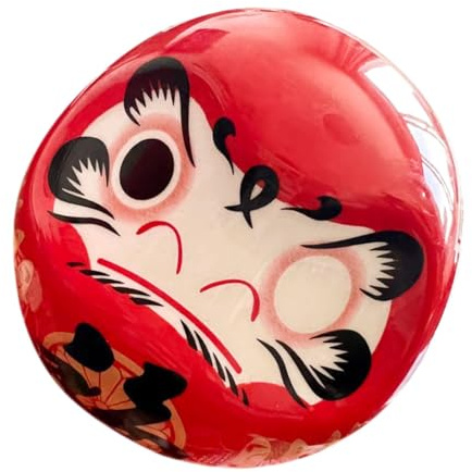 RORPOIR Pequeños Adornos De Bodhidharma Figuras Japonesas Daruma De Cerámica Figura De Daruma Japonesa Suerte Daruma Tambaleante Adornos De Daruma Figura De Cerámica Zen Daruma