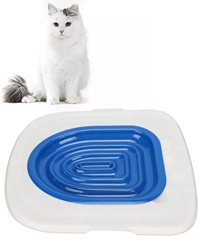 SUPYINI Kit de Formation aux Toilettes pour Chats, Entraîneur de Toilettes pour Animaux de Compagnie, Entraîneur de Toilettes Universel Réutilisable et (A)