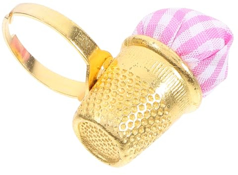 ORFOFE Cuscino per Spilli Compatto con Anello Aperto Accessorio Cucito Riutilizzabile Metallo Porta Aghi Portatile per Cucito Quotidiano e Fai da Te Design Adorabile e Pratico