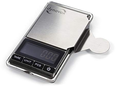Dynavox Bilancia Elettronica per Braccio TW-4, Misura e Regolazione della Forza di Appoggio per Testine Giradischi, Piattaforma Antimagnetica, Alta Precisione
