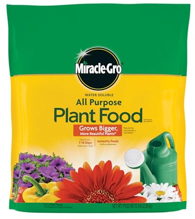 Miracle-Gro Water Soluble All Purpose Plant Food, 5 lb.