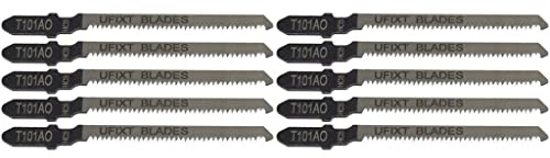 Jigsaw Blades T101AO High Speed Wood Cutting Pack of 10 compatible with Bosch Dewalt