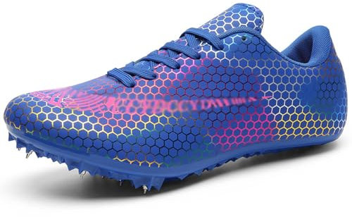 Leichte Trainer Mit Spikes Leichtathletik-Sprint-Spikes,Outdoor Sport Cleats Athletics Spikes Trainingsschuhe,Professionelle Sprint Sport Turnschuhe,Für Männer Frauen Und Jugend
