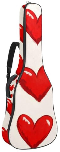 Rennwagen mit karierter Flagge, Retro-Muster, gepolsterte Gitarrentasche, schützende Akustikgitarre, Gigbag für E-Bass, Konzertgitarre, Multicolor 08, 42.9x16.9x4.7 in, Lässiger Tagesrucksack