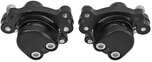 VOBOR 1PAIR - Pinza freno a disco in lega di alluminio, per MBX10 MBX11 Mini Dirt Bike, colore: Nero