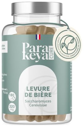 Parakeya - Levure de Bière 320 mg - 180 gélules - Complément alimentaire