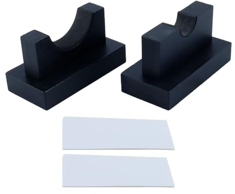 Orivin 2 PCS Baseball Bat Display Case Bracket Black Baseball Bat Mount Display Case Horizontal Rack,Softball Holder