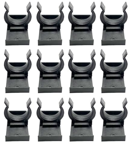 Pack of 12 Practical Kitchen Baseboards Clip Without Screws Adjustable Holders for 32 42mm Cabinet Legs Furniture Hardware Clip