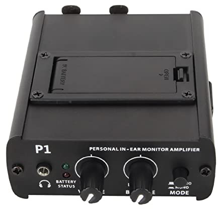 ASHATA Mini Headphone Amplifier, Portable Stereo Mixer with Dual XLR Inputs and Volume Control Knobs, for Studio Monitoring and Individual Applications