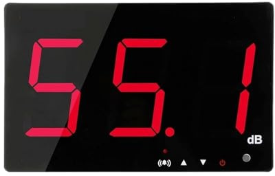 Fonometro, Misuratore di livello sonoro digitale da 30 a 130 dB, misuratore di rumore con schermo grande, tipo sospeso, misuratore di decibel, tester di monitoraggio