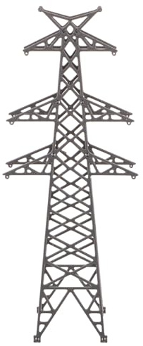 SUPVOX 100 Negra, Modelo Arquitectónico de Construcción para Escenas de Paisaje y Maquetas Ferroviarias, Material para Manualidades y Accesorios de Tren en Miniatura