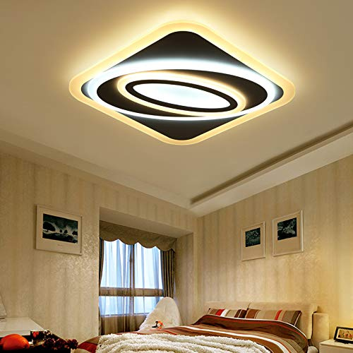 Eurotondisplay Euroton LED Deckenleuchte 094 mit Fernbedienung Lichtfarbe/Helligkeit einstellbar dimmbar LED Deckenlampe Beleuchtung (094 50x50cm 68W)