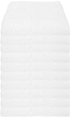 Julie Julsen 10er Pack Gästetuch 23 Farben erhältlich weich und saugstark 500gsm Öko Tex Weiß 30 x 50 cm