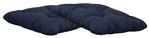 Chicreat Set mit 2 Sitzkissen 50 x 50 x 8 cm, Dunkelgrau