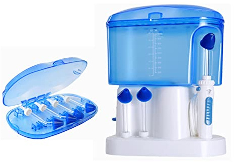 ETELIN Électrique Neti Pot Lavage Nasal Nettoyage Nasal, Machine De Nettoyage De Nez 1000ml Douche Nasale Irrigation avec 4 Becs Nettoyant Nasal pour Adultes Enfants
