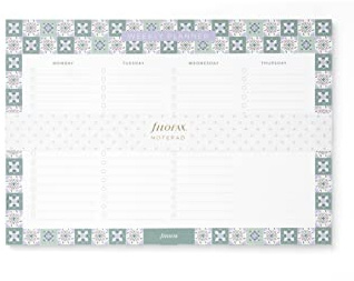 Filofax Mediterraner Wochenplaner Notizblock (mit Magnet)