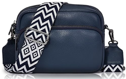 GASSDA Umhängetasche Damen Kleine Handtasche Damen PU Leder Crossbody Bag Moderne Taschen mit Abnehmbarem Schultergurt