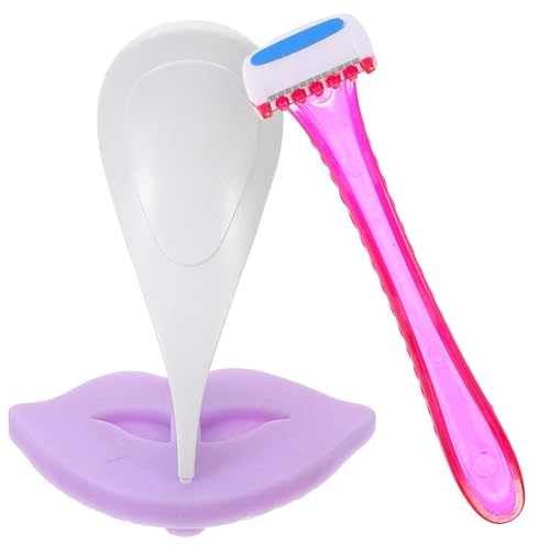 Afeitadora Íntima para Mujer 1 Juego de Plantillas Abs y Silicona | Recorte y Afeitado, Uso en Zonas Íntimas, Formato de 1 Set, Diseñado para Mujeres