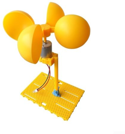 DIY Wind Generator Kits, Wind Power Generator, for MINI Wind Turbine, DC Motor Model DIY Kits With With Holder Blades Brushless Motor