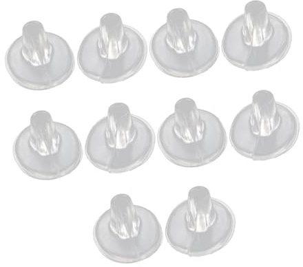 Baluue 5 Paar Transparente Gel Zehenschutzkissen Rutschfest Stoßdämpfend Für Sandalen Zehentrenner Fußschutz Unsichtbare Zehenpolster Für Komfortables Gehen