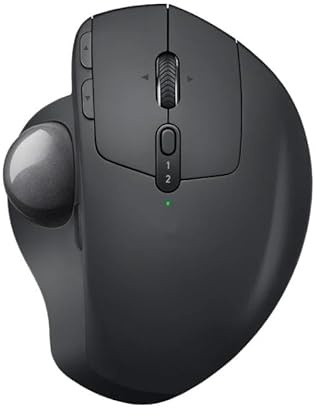 VoltShine Ergonomischer kabelloser Trackball mit Bluetooth, Winkelverstellung, präzises Scrollen; ideal für Komfortables Arbeiten und weniger Kraftaufwand in der Hand.