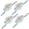 KONTONTY Confezione da 4 Kit Riparazione Ombrellone da Patio con Pulegge Scorrevoli per Ombrelloni Esterni Compatibile con Ombrelloni Accessori Resilienti per Terrazzi