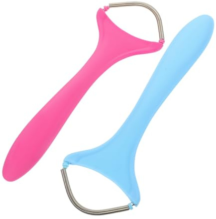 POPETPOP 2Piezas Epilador Facial Portátil de para Mujeres y Herramienta Manual de Depilación para Facial y Cejas Diseño Compacto y Ligero para