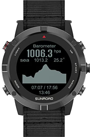 lvifloae Gps Sports Watch with Touchscreen Heart Rate Monitoring Functionality Fitness Tracker Watch Suitable for Running Swimming Cycling and Rock Climbing