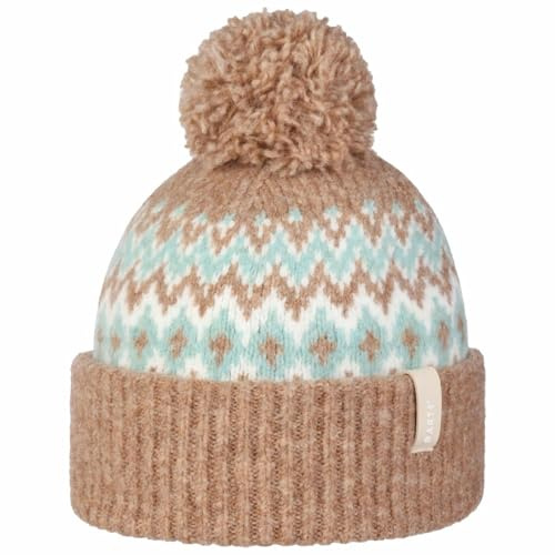 Barts Nakarah Bommelmütze Strickmütze Umschlagmütze Damenmütze Damen - mit Umschlag, Futter Herbst-Winter Herbst Winter