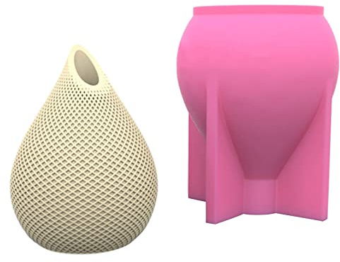 Candles Mold Handicrafts Silicone Flowerpot Water Drop Epoxy Casting for Flower Pot Molds for Concrete Flower Pot Molds for Resin