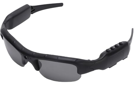 Annadue Kamera Sonnenbrille, 1080p HD WiFi Smart Brille mit Polarisiertem Objektiv, Videoaufnahme für Radfahren, Sport, Reise Vlog