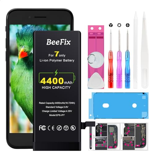 Batterie pour iPhone 7 | 4400mAh Batterie Haute capacité avec Outils de réparation