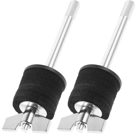 Abaodam 2 Piezas Soporte de Platillos para Batería Soporte de Montaje de Platillo Montado Bombo para Práctica de Música y Interpretación