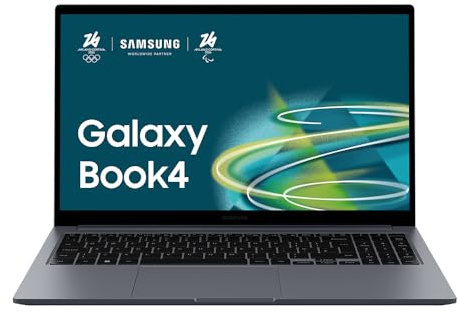 Samsung Galaxy Book4, 3 anni di garanzia, Processore Intel Core 5, 16GB RAM, 512GB, Laptop 15.6 LED IPS Full HD, Windows 11 Home, Gray [Versione Italiana]