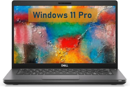Dell Latitude 5401 Ordenador portátil Business, 14 Pulgadas HD (1366 x 768), Intel Core i5-9400H, 16 GB de RAM, 512 GB SSD, Teclado QWERTY Americano, Windows 11 Pro (reacondicionado)
