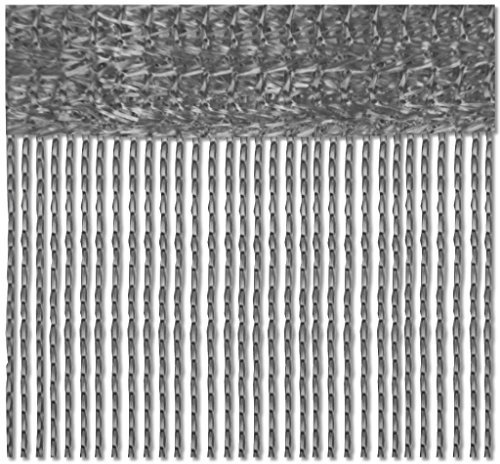 Bestlivings Fadenvorhang 140x240 Fadengardine Insektenschutz Raumteiler Auswahl: anthrazit - dunkelgrau