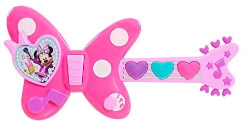 Minnie Bow-Tique Rockin' Guitar, Officially Licensed Kids Toys for Ages 3 Up by Just Play