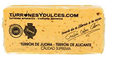 Turrón blando Jijona 70% almendra marcona (500, Gramos)